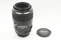 美品 Nikon ニコン AF MICRO NIKKOR 105mm F2.8D Fマウント フルサイズ 単焦点レンズ 240603f