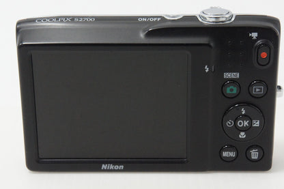 Nikon COOLPIX S2700 Compact Digital Camera Red with Original Box 260512j