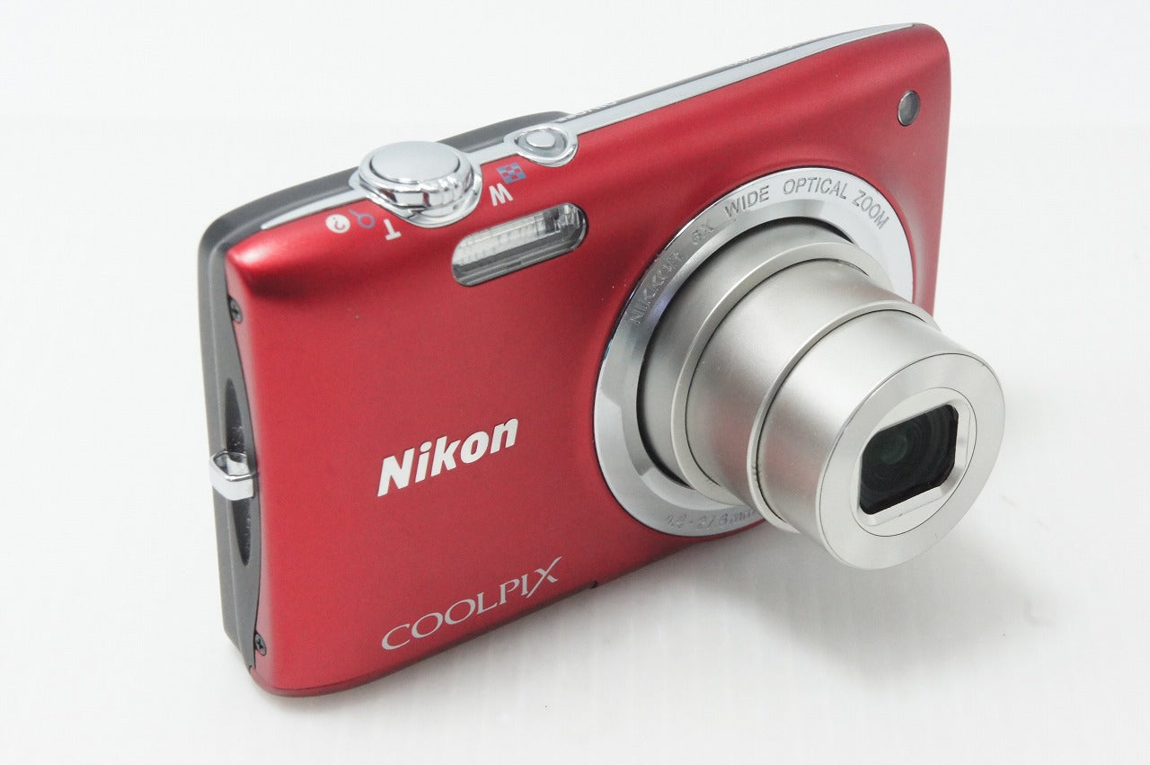 Nikon COOLPIX S2700 Compact Digital Camera Red with Original Box 260512j