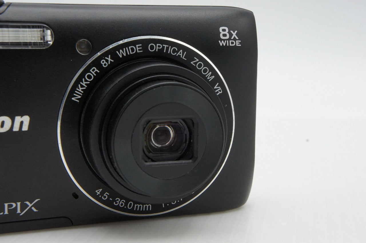 Nikon ニコン COOLPIX S3700 コンパクトデジタルカメラ ブラック 260313e