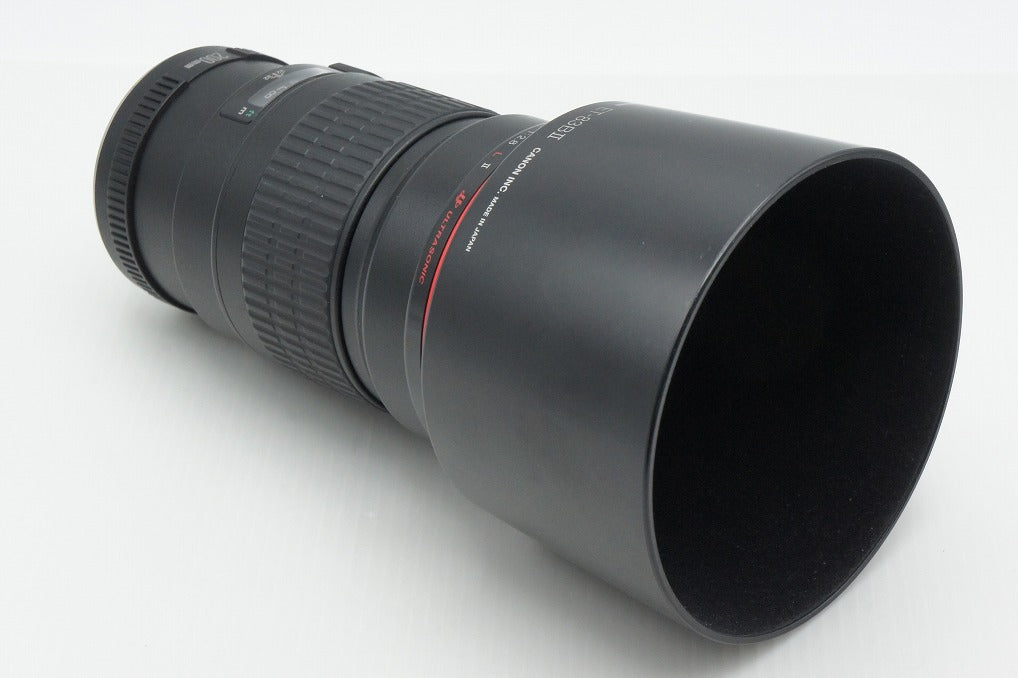 Canon キヤノン EF 200mm F2.8L II USM フルサイズ 単焦点レンズ フード付 260313z