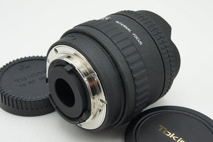 良品 Tokina トキナー AT-X 107 DX FISHEYE 10-17mm F3.5-4.5 Nikon ニコン Fマウント APS-C 元箱付 260127b