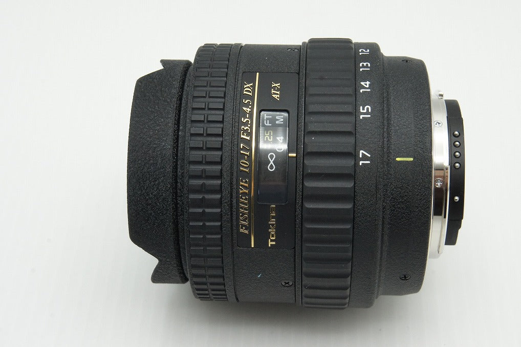良品 Tokina トキナー AT-X 107 DX FISHEYE 10-17mm F3.5-4.5 Nikon ニコン Fマウント APS-C 元箱付 260127b