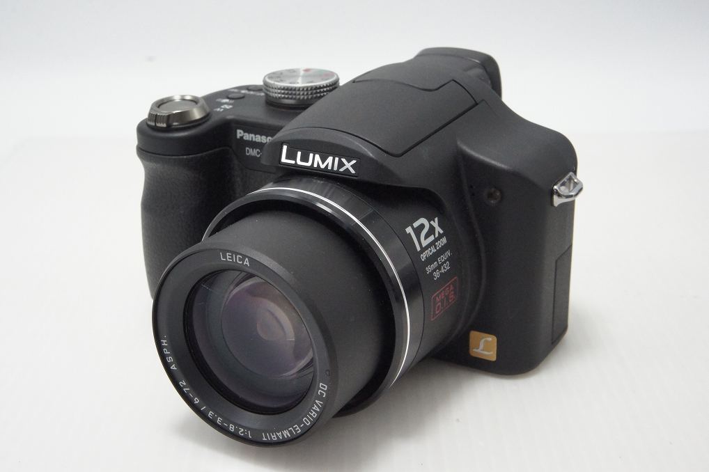 美品 Panasonic パナソニック LUMIX DMC-FZ8 デジタルカメラ ブラック ケース付 260818g