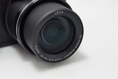 美品 Panasonic パナソニック LUMIX DMC-FZ8 デジタルカメラ ブラック ケース付 260818g