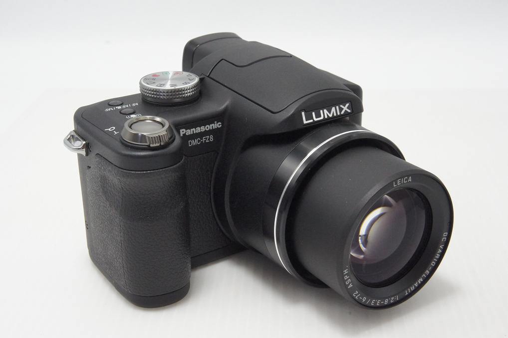 美品 Panasonic パナソニック LUMIX DMC-FZ8 デジタルカメラ ブラック ケース付 260818g