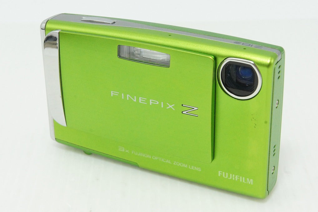 Excellent condition FUJIFILM FinePix Z10fd Compact Digital Camera Light Green 260513aa