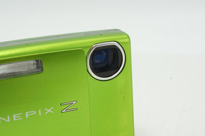 Excellent condition FUJIFILM FinePix Z10fd Compact Digital Camera Light Green 260513aa