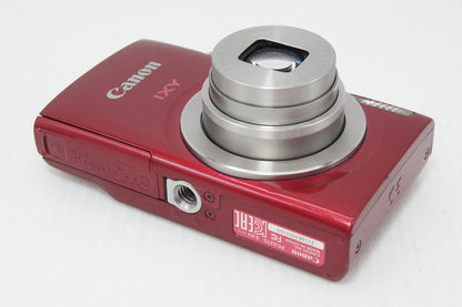 美品 Canon キヤノン IXY 180 コンパクトデジタルカメラ レッド 260513j