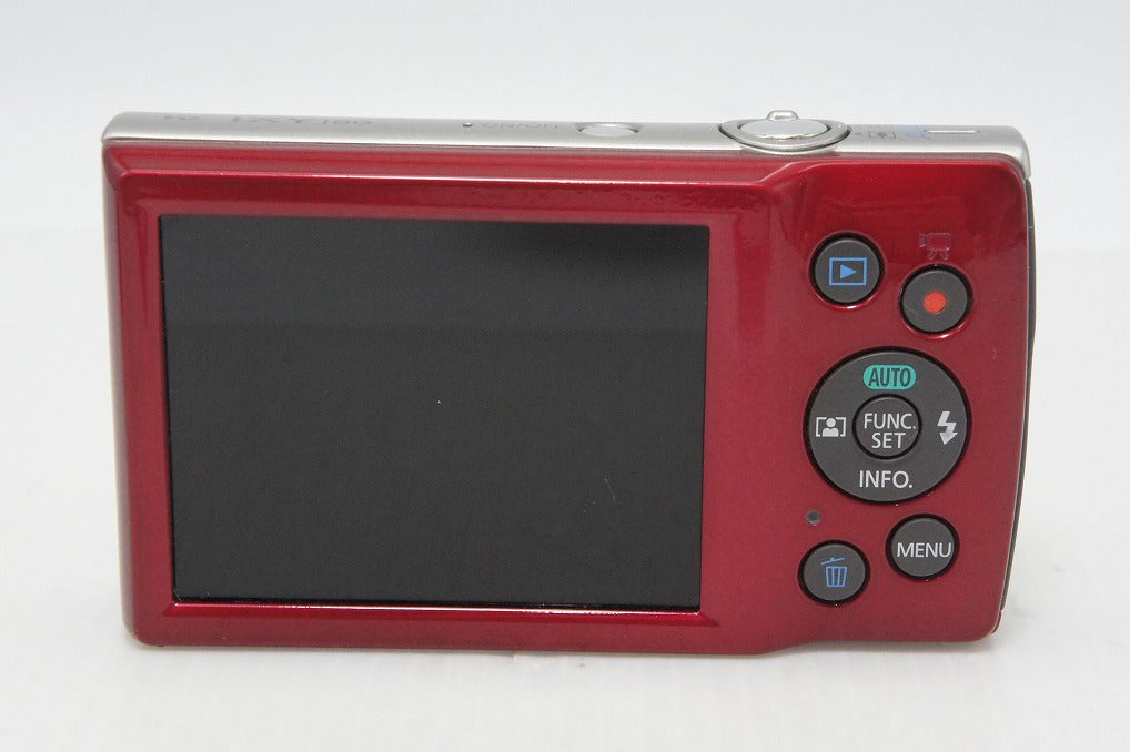 美品 Canon キヤノン IXY 180 コンパクトデジタルカメラ レッド 260513j