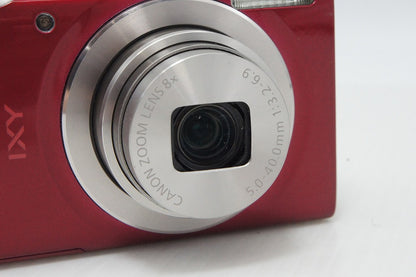 美品 Canon キヤノン IXY 180 コンパクトデジタルカメラ レッド 260513j