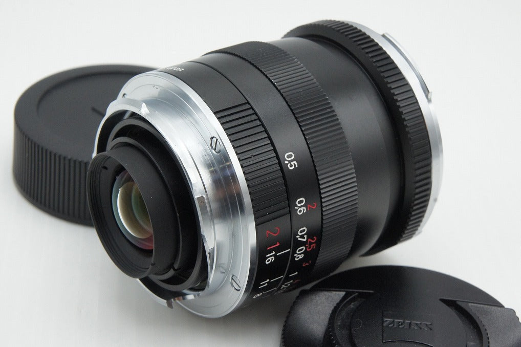 美品 Carl Zeiss Biogon T* 21mm F2.8 ZM Leica ライカ Mマウント ブラック レンジファインダー 元箱付 260316s