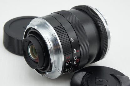 美品 Carl Zeiss Biogon T* 21mm F2.8 ZM Leica ライカ Mマウント ブラック レンジファインダー 元箱付 260316s