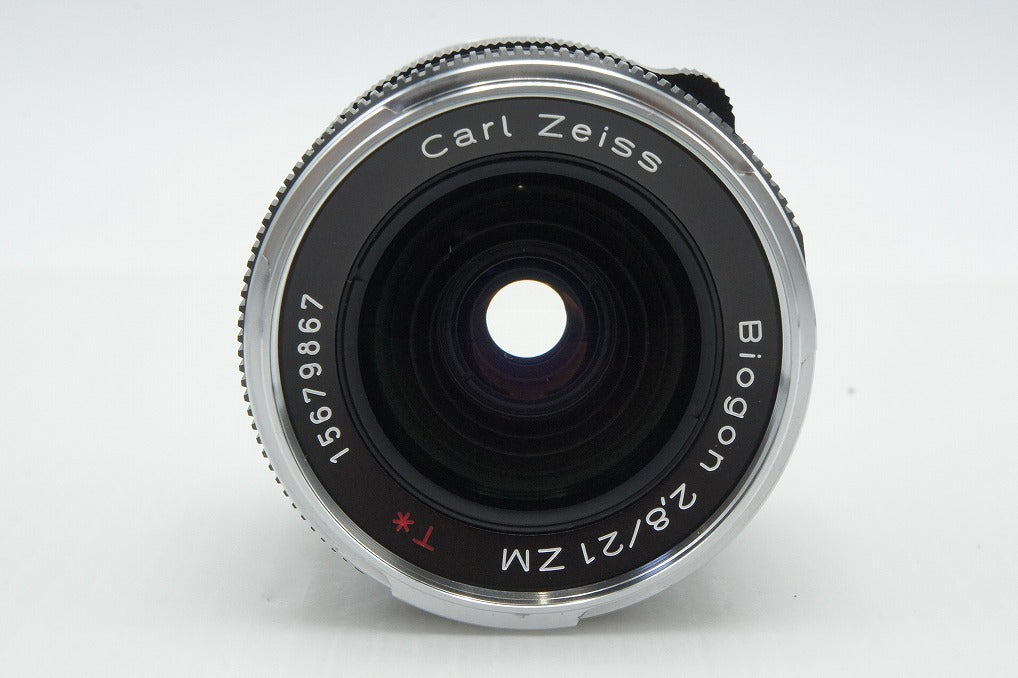 美品 Carl Zeiss Biogon T* 21mm F2.8 ZM Leica ライカ Mマウント ブラック レンジファインダー 元箱付 260316s