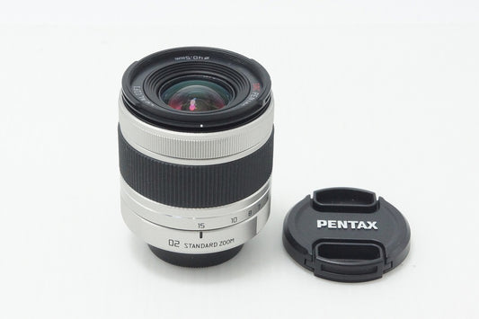 美品 PENTAX ペンタックス 02 STANDARD ZOOM 5-15mm F2.8-4.5 Qシリーズ用 ズームレンズ シルバー 260818r