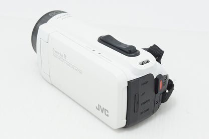 美品 JVC ケンウッド Everio R GZ-R480 デジタルビデオカメラ シャインホワイト 元箱付 260513b