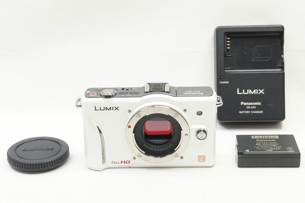 Panasonic パナソニック LUMIX DMC-GF2 ボディ ミラーレス一眼カメラ ホワイト 250728s