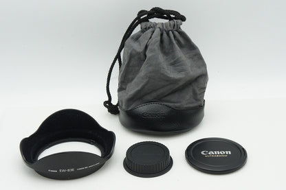 美品 Canon キヤノン EF 17-40mm F4L USM フルサイズ ズームレンズ フード ポーチ付 260123al