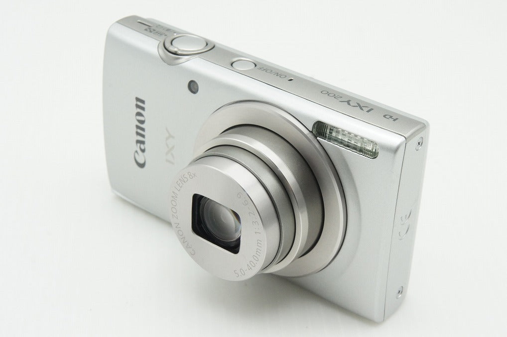 美品 Canon キヤノン IXY 200 コンパクトデジタルカメラ シルバー ケース付 260128b