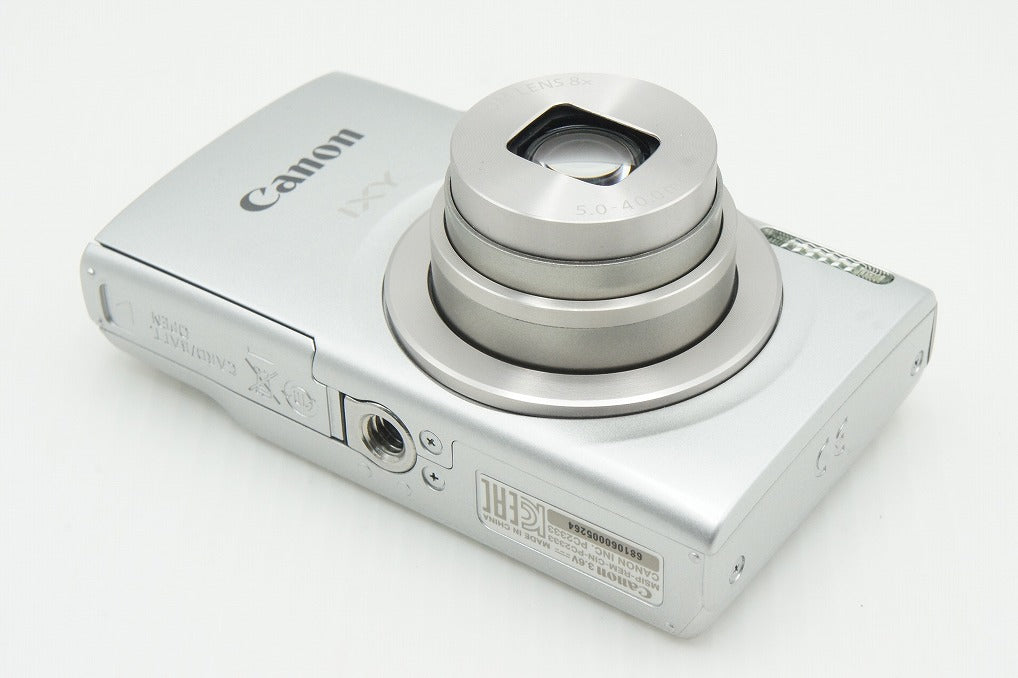 美品 Canon キヤノン IXY 200 コンパクトデジタルカメラ シルバー ケース付 260128b