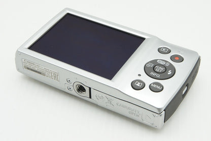美品 Canon キヤノン IXY 200 コンパクトデジタルカメラ シルバー ケース付 260128b