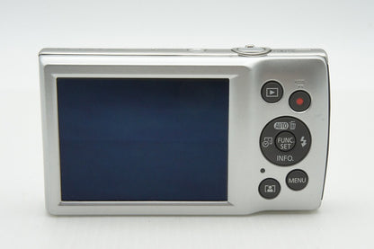 美品 Canon キヤノン IXY 200 コンパクトデジタルカメラ シルバー ケース付 260128b