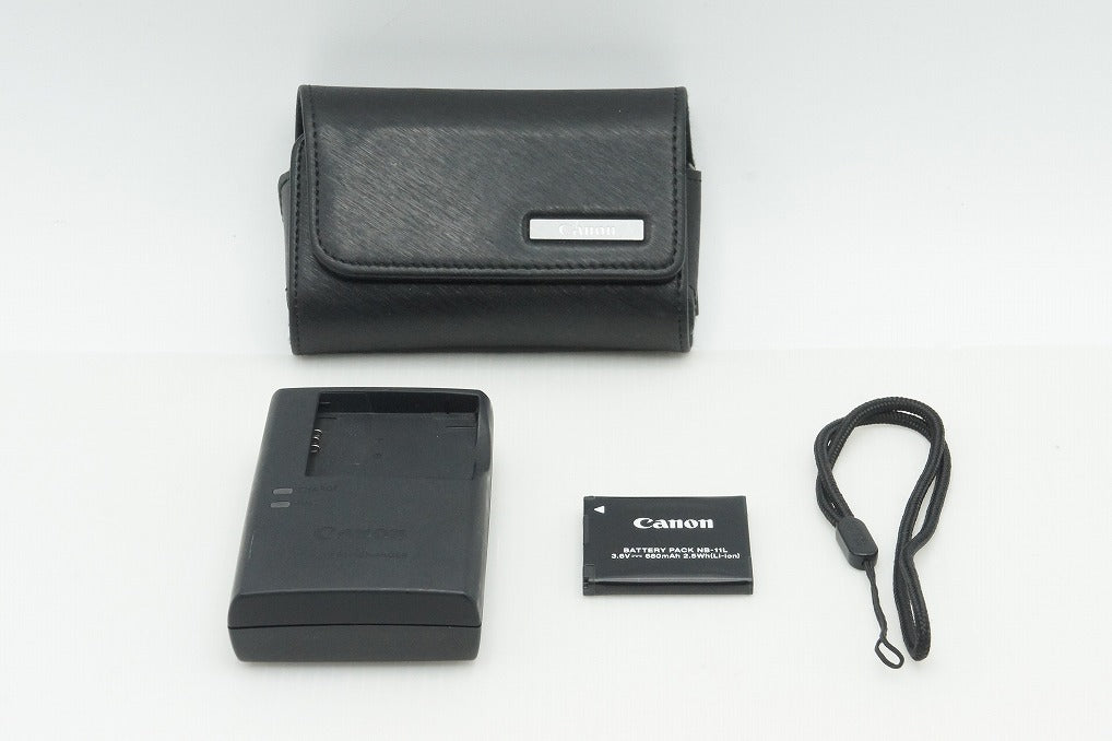 美品 Canon キヤノン IXY 200 コンパクトデジタルカメラ シルバー ケース付 260128b