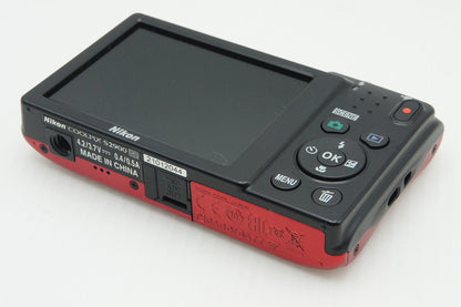 美品 Nikon ニコン COOLPIX S2900 コンパクトデジタルカメラ レッド 260126m