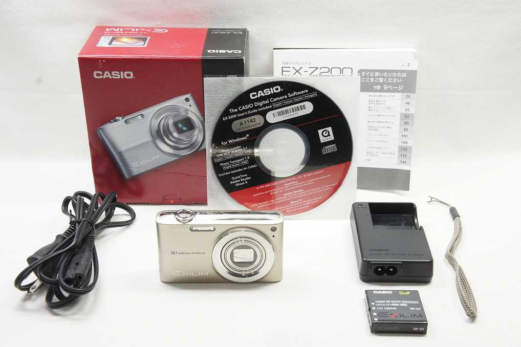 CASIO カシオ EXILIM EX-Z200 デジタルカメラ 美品 CASIO カシオ EXILIM EX-Z200 コンパクトデジタルカメラ