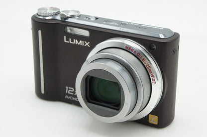 良品 Panasonic パナソニック LUMIX DMC-TZ7 コンパクトデジタルカメラ ブラウン 元箱付 260126t
