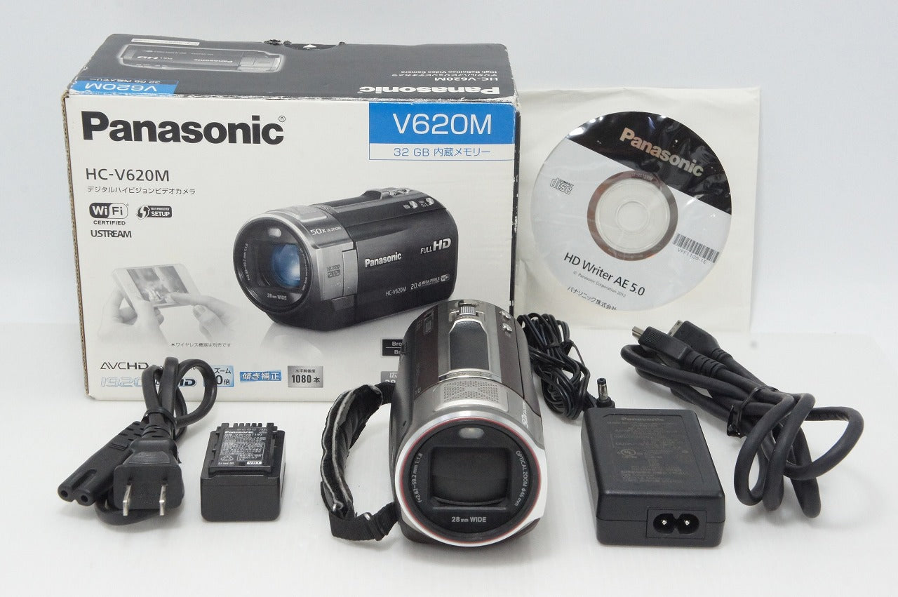 Panasonic HC-V620M フルHD ビデオカメラ HC-V620M 概要 - デジタル