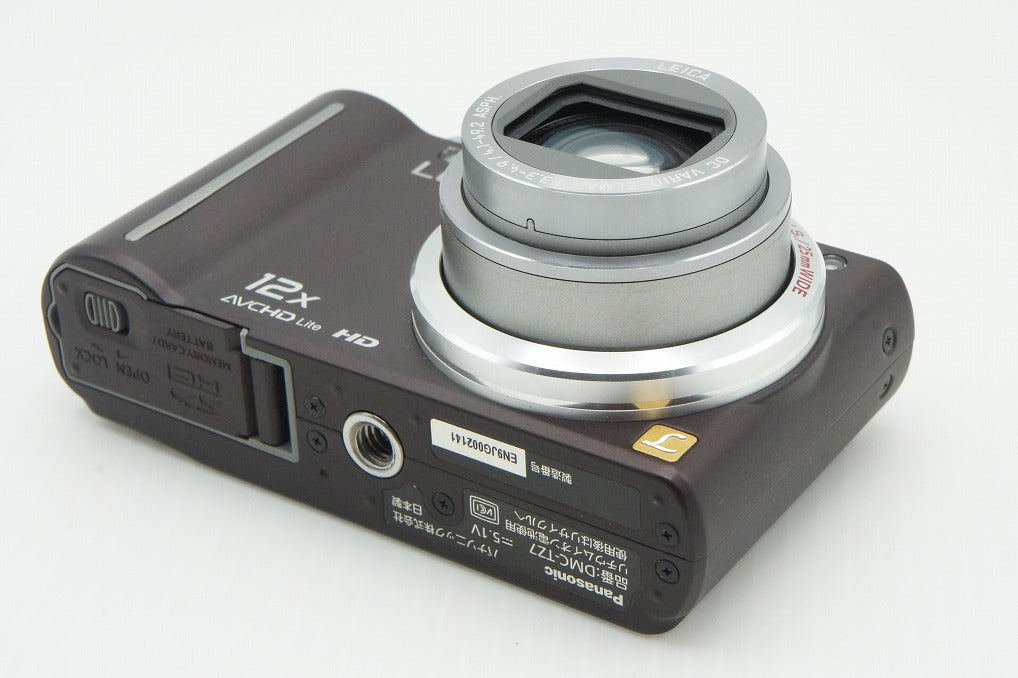 良品 Panasonic パナソニック LUMIX DMC-TZ7 コンパクトデジタルカメラ ブラウン 元箱付 260126t