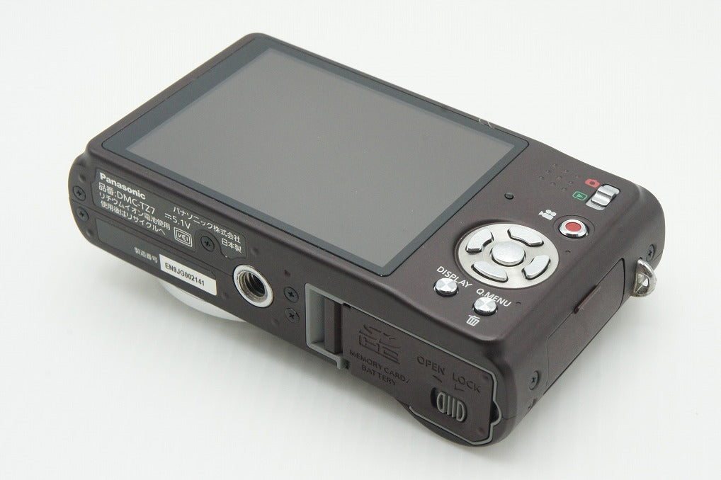 良品 Panasonic パナソニック LUMIX DMC-TZ7 コンパクトデジタルカメラ ブラウン 元箱付 260126t