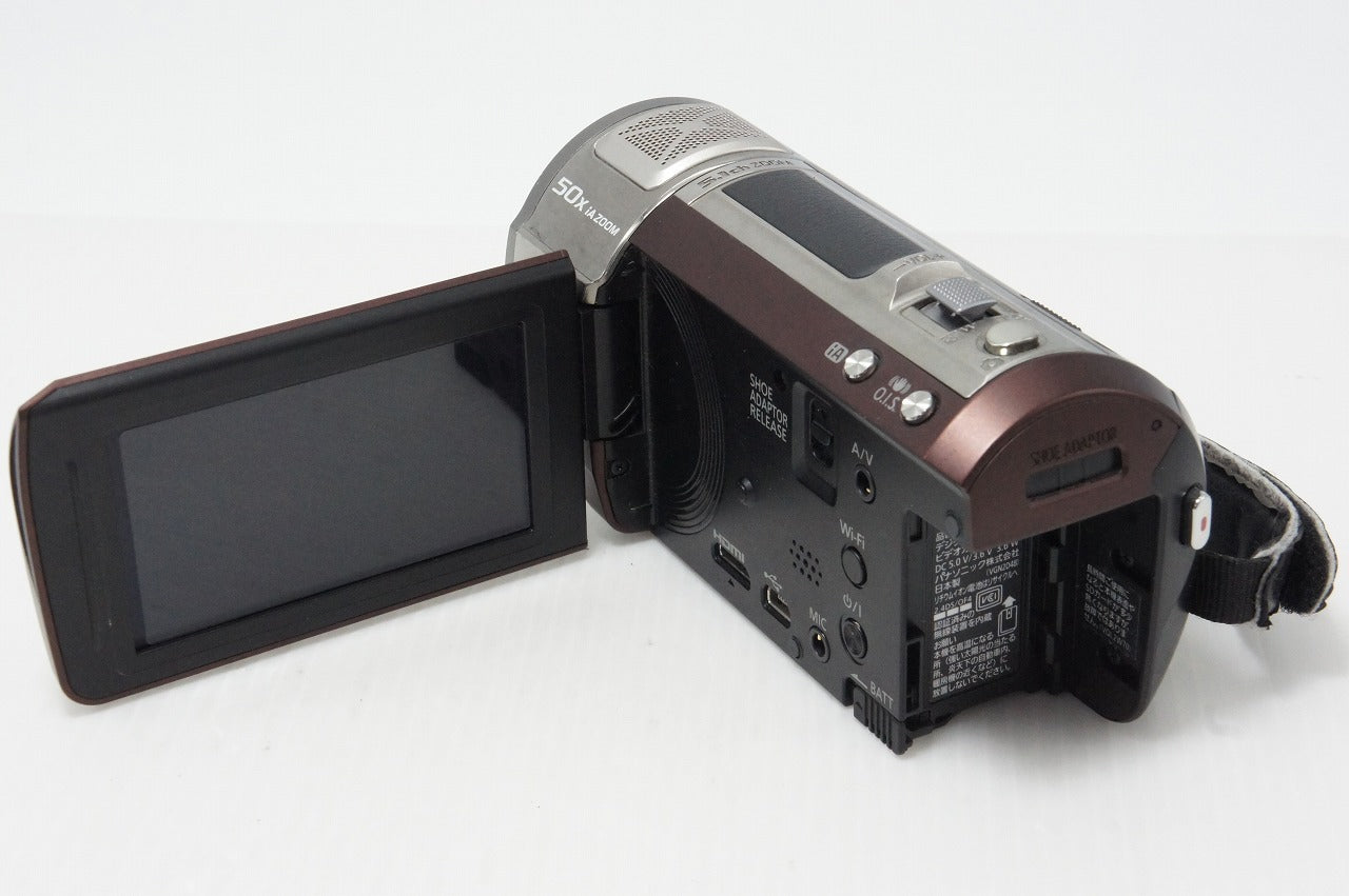 美品 Panasonic パナソニック HC-V620M デジタルビデオカメラ ブラウン 元箱付 260512af