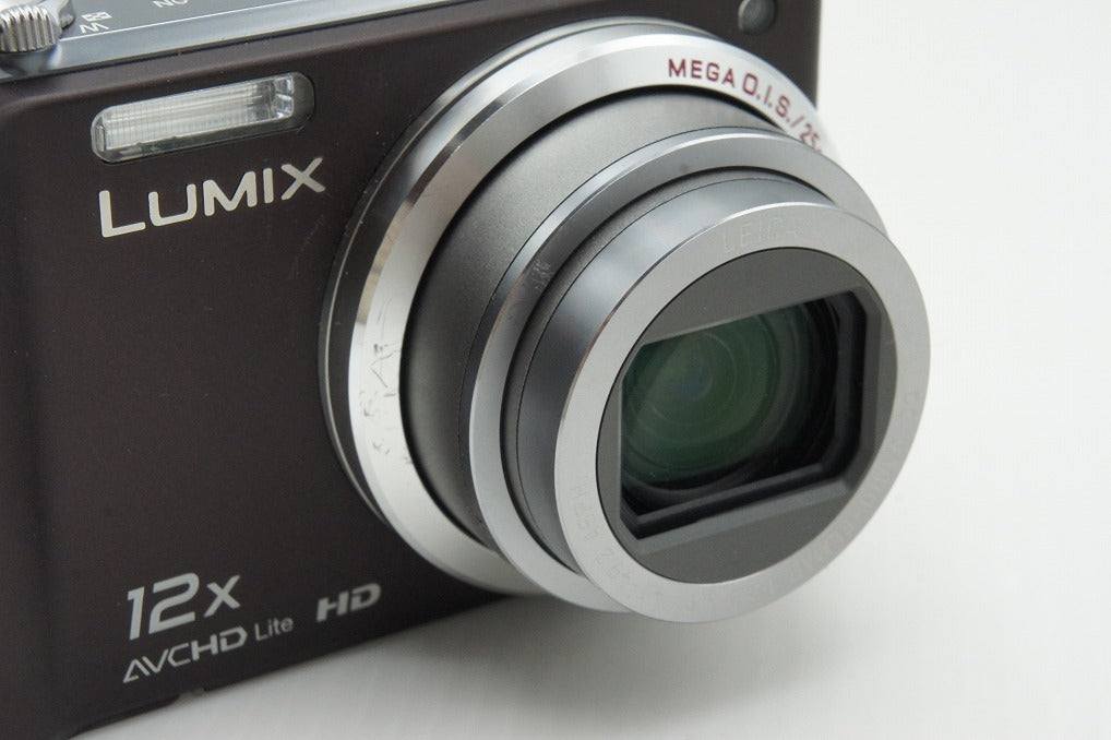 良品 Panasonic パナソニック LUMIX DMC-TZ7 コンパクトデジタルカメラ ブラウン 元箱付 260126t