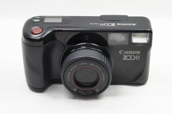 美品 Canon キヤノン Autoboy ZOOM DATE (35-70mm) ブラック 35mmコンパクトフィルムカメラ 231005am