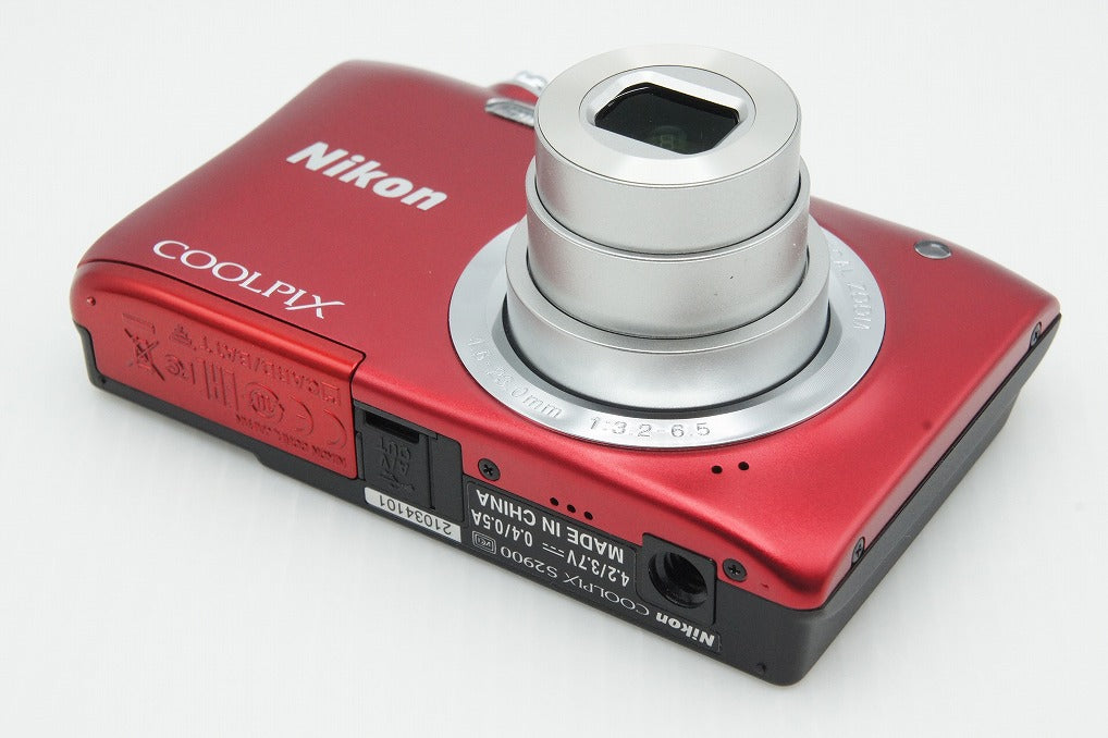 美品 Nikon ニコン COOLPIX S2900 コンパクトデジタルカメラ レッド