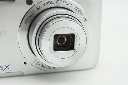 訳あり品 Nikon ニコン COOLPIX A300 コンパクトデジタルカメラ シルバー 元箱付 260121c