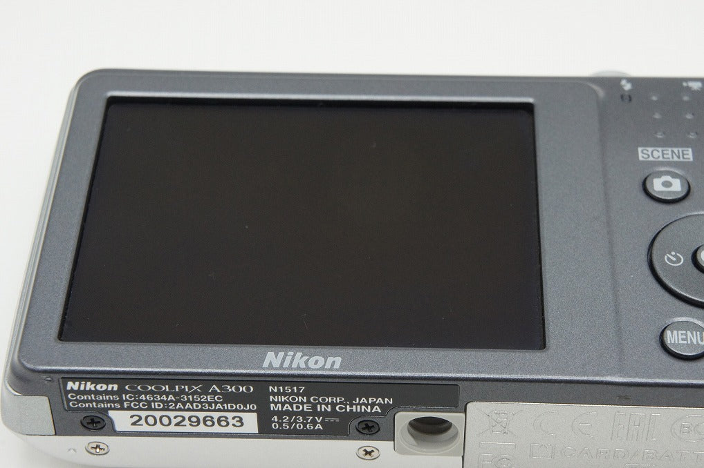 訳あり品 Nikon ニコン COOLPIX A300 コンパクトデジタルカメラ シルバー 元箱付 260121c