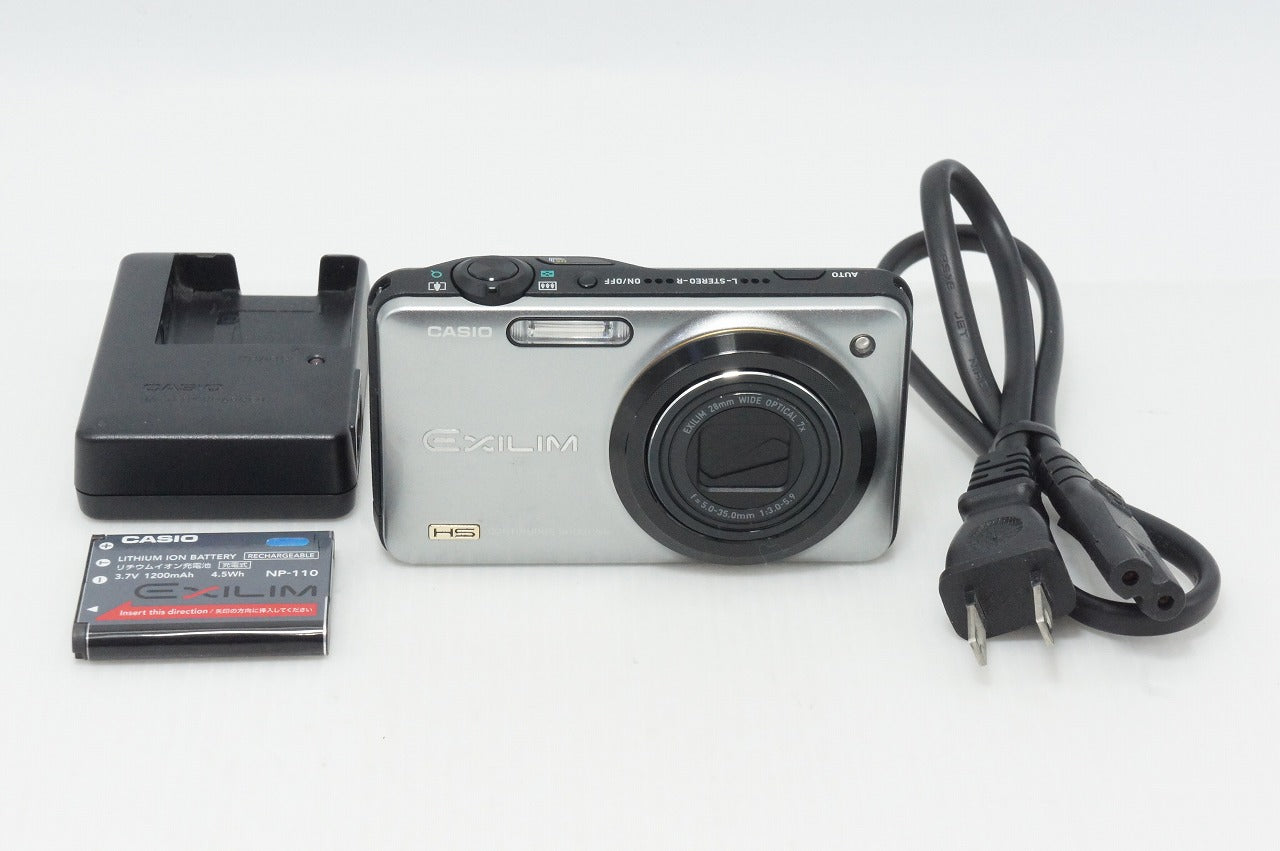 EXILIM HS コンパクトデジタルカメラ シルバー CASIO 125× HS デジタル
