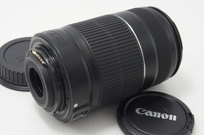 良品 Canon キヤノン EF-S 55-250mm F4-5.6 IS II APS-C ズームレンズ 260819q