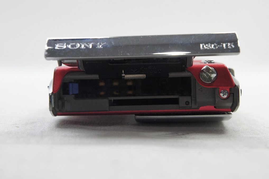 SONY ソニー Cyber-shot DSC-T5 コンパクトデジタルカメラ レッド 250519s
