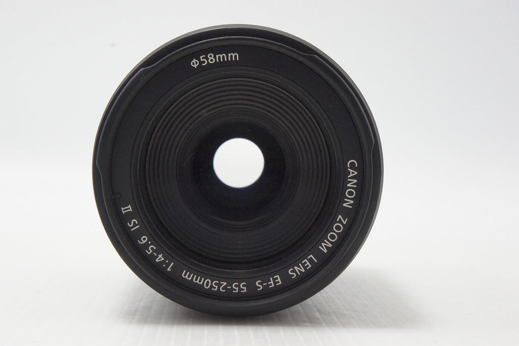 良品 Canon キヤノン EF-S 55-250mm F4-5.6 IS II APS-C ズームレンズ 260819q