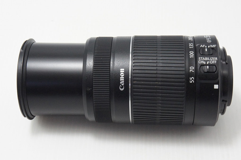 良品 Canon キヤノン EF-S 55-250mm F4-5.6 IS II APS-C ズームレンズ 260819q