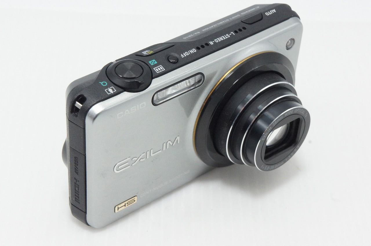 良品 CASIO カシオ EXILIM EX-ZR10 コンパクトデジタルカメラ シルバー