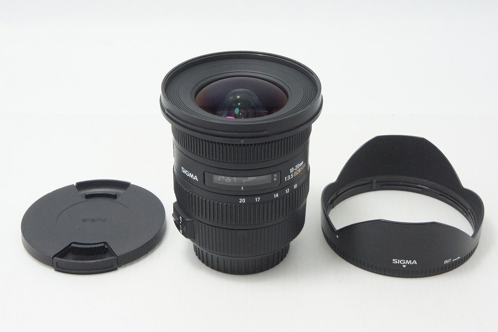 SIGMA シグマ 10-20mm F3.5 EX DC HSM Canon キヤノン EFマウント APS-C フード付 260818v