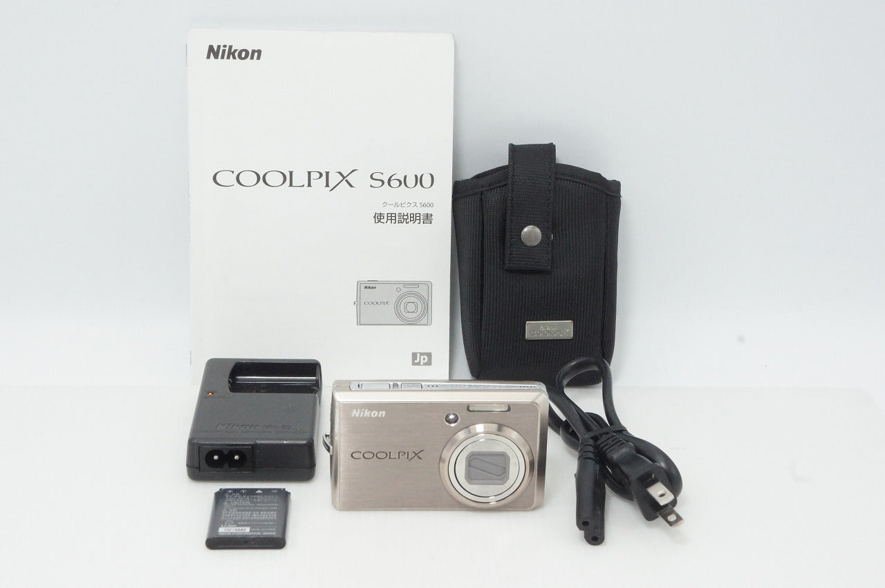 良品 Nikon ニコン COOLPIX S600 コンパクトデジタルカメラ ピンクゴールド 260513h