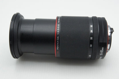 良品 PENTAX ペンタックス HD DA 16-85mm F3.5-5.6 ED DC WR ズームレンズ フード付 260316r