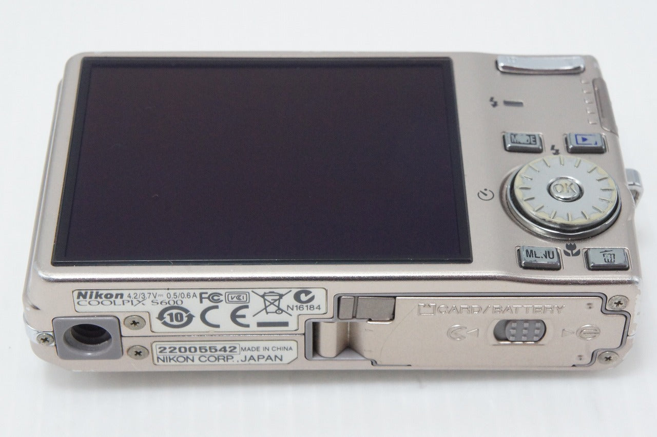 良品 Nikon ニコン COOLPIX S600 コンパクトデジタルカメラ ピンク