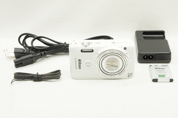美品 Nikon ニコン COOLPIX S6900 コンパクトデジタルカメラ ホワイト ...